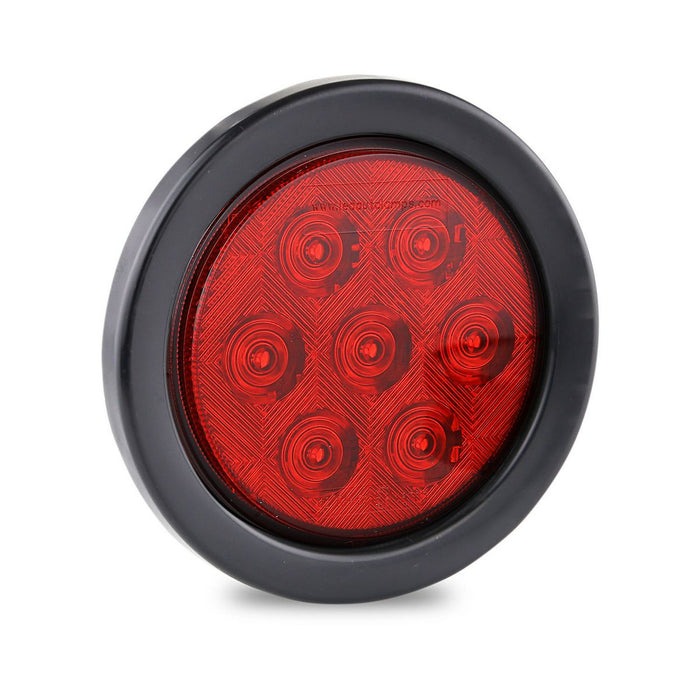 LED Autolamps LED Stop Tail Light Round With Grommet / Plug 12-24V - 113RMG