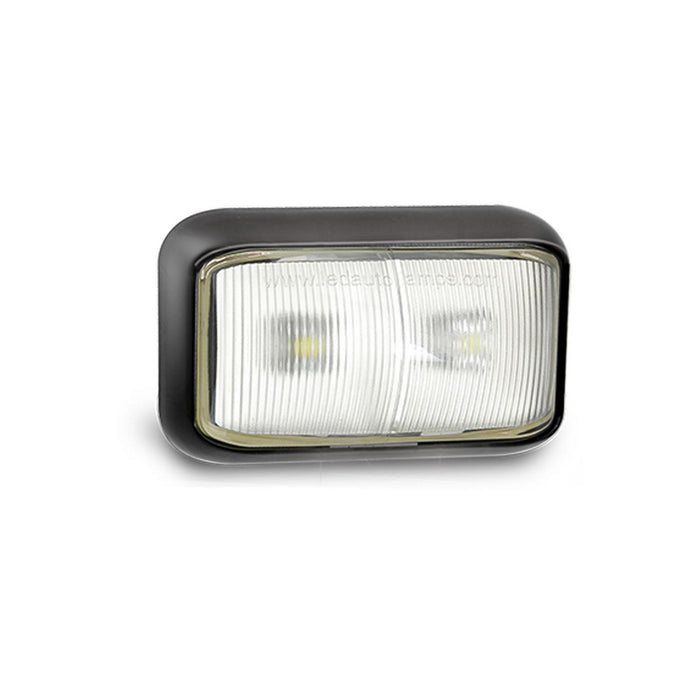 LED Autolamps Front Marker Light Clear LED 12 Or 24V Surface Mount - 58WM