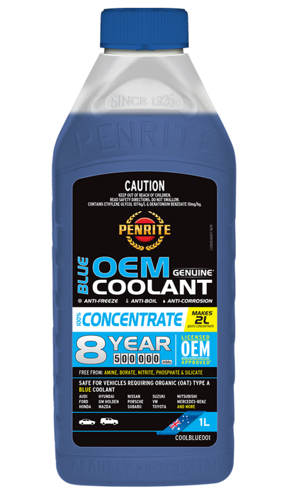 Penrite Blue OEM Coolant Concentrate 1 Litre