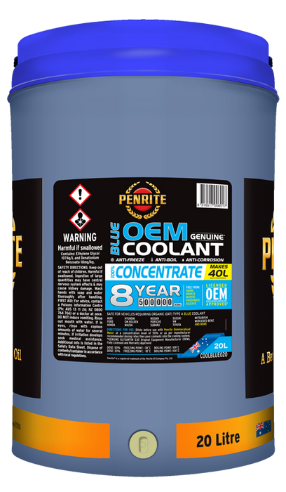 Penrite Blue OEM Coolant Concentrate 20 Litres