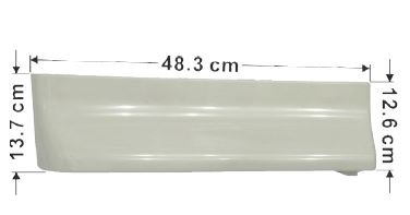 Hino Rear Pillar Garnish R/H - Pro 500 Series 2003 On