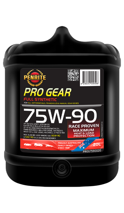 Penrite Pro Gear 75w90 Full Synthetic - 20 Litres
