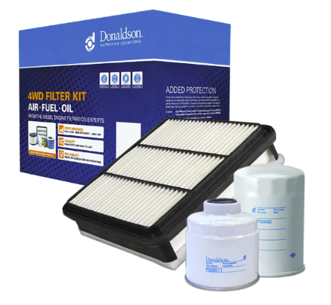 Mitsubishi Service Filter Kit Challenger PB, PC 2.5L Turbo Diesel 4D56 Common Rail 07/08 - 12/15